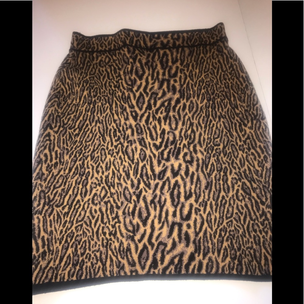 BCBG Maxazria Leopard Skirt